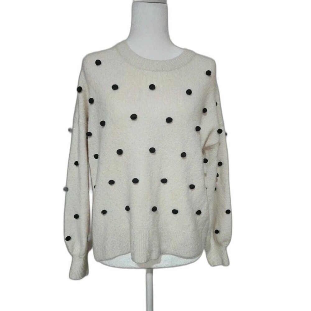 "Madewell Brockton Bobble Sweater in Coziest Yarn – Merino Wool Blend
